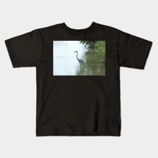 Great White Egret Kids T-Shirt